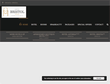 Tablet Screenshot of hotel-bristol.hr